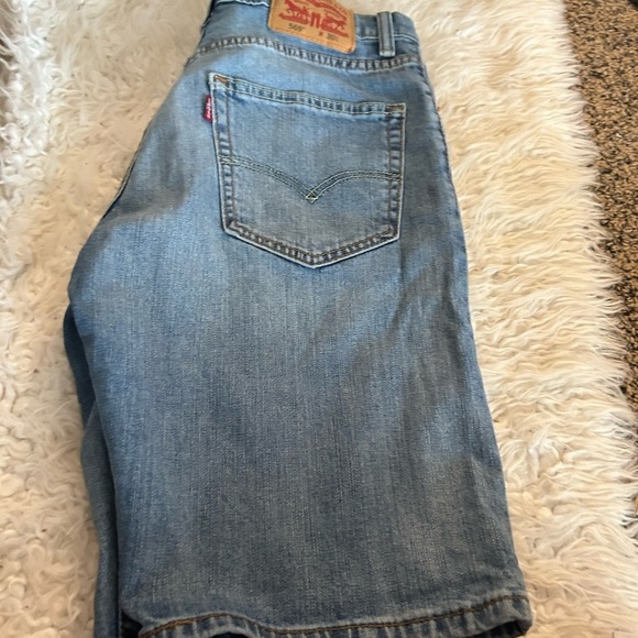 Levi’s‎ 569 shorts relaxed 30x10 denim acid distressed white spot S1 - Picture 2 of 8